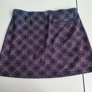 Aspire Dri-logic Ombree Brown High Performance Athletic Tennis Skirt Stretch S